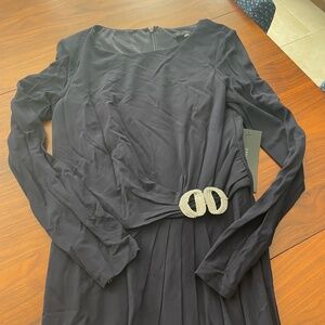 David Meister Navy Gown Size 10 NWT